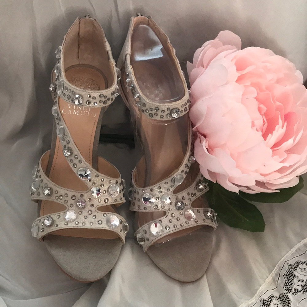Vince Camuto Jeweled Strappy Dress Sandals